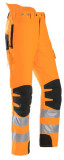  - SIP ochranné nohavice na ochranu proti krádeži, barevné a oranžové / černé. Velikost L. Hi-vis oranžová / černá / S