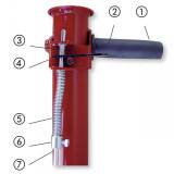 - Náhrada za sadiacu®, extra úchyt s vnitřním Pottiputki trouba odliatym absorbovat šok pero (13) Obnovení páka ( 4 )