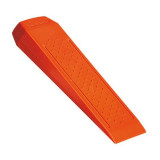 - Plastový klín signum vroubkovaný v 5 variantách - oranžový Podbíjací malý. Délka 190 mm, Šířka 65 mm, Výška 38 mm. Váha 330 g.