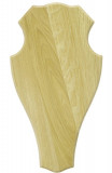- Světlý dub jeleního štítu, rozměry 32 x 18 cm. Rozměry 52 x 26 cm.